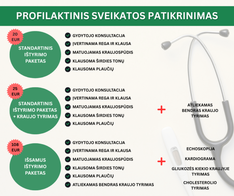 Profilaktinis svekatos patikrinimas